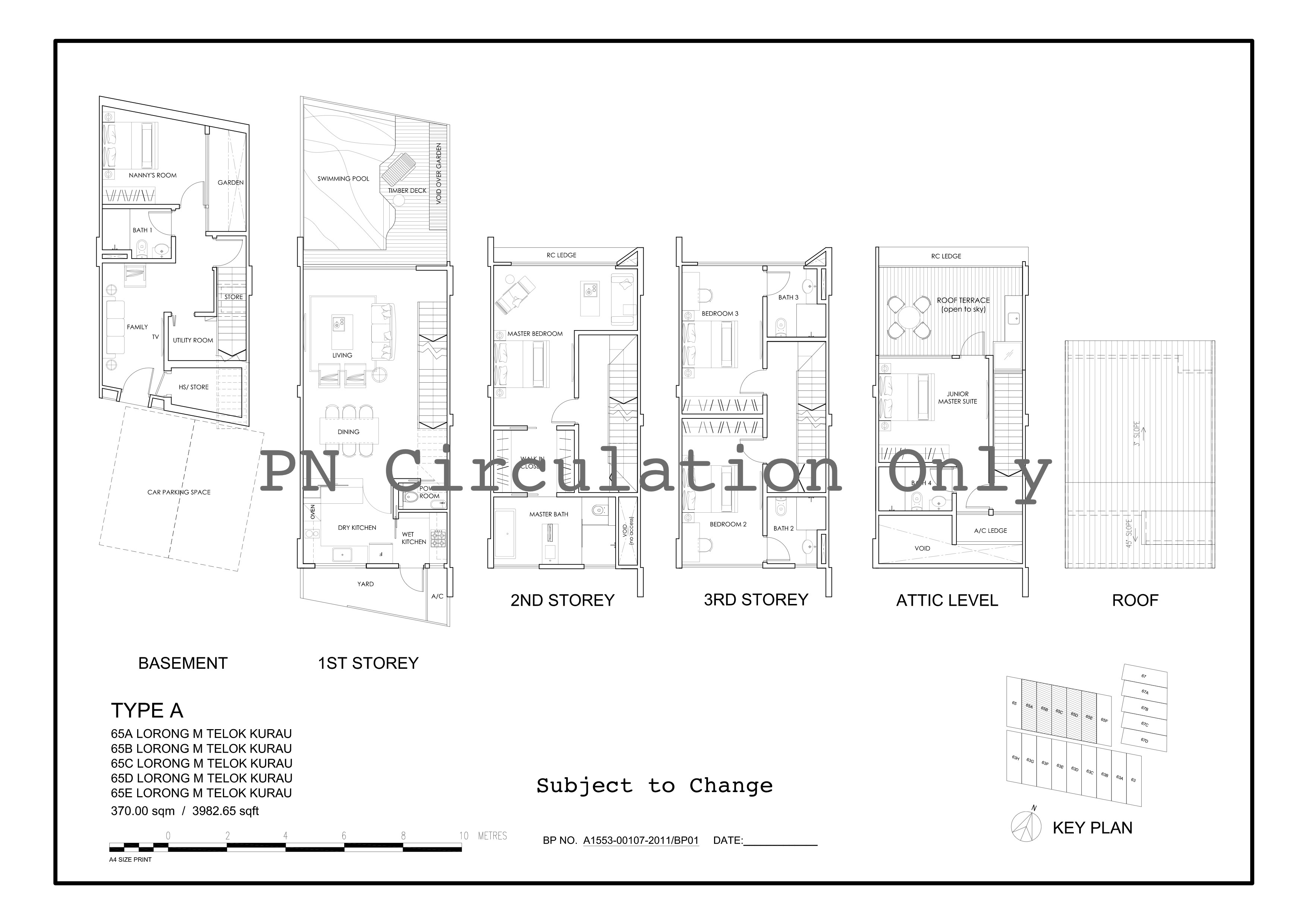 Floor Plan Cluster House Amoslimproperty
